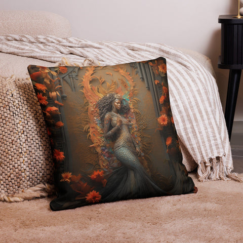 About my Brain Institute Cushion Covers 22″×22″ Mami Wata Goddess Cushion Covers