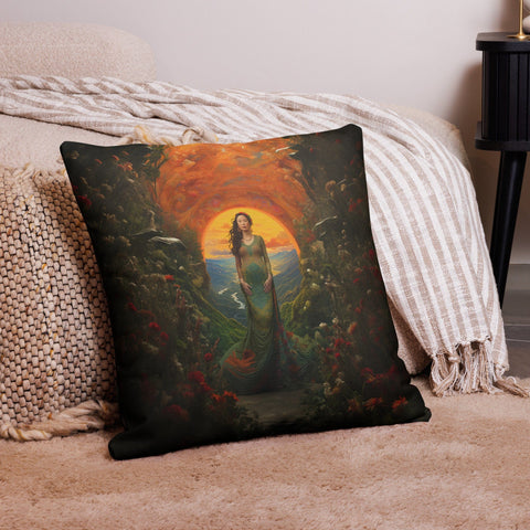 About my Brain Institute Cushion Covers 22″×22″ Mau Thuong Ngan Goddess Cushion Covers