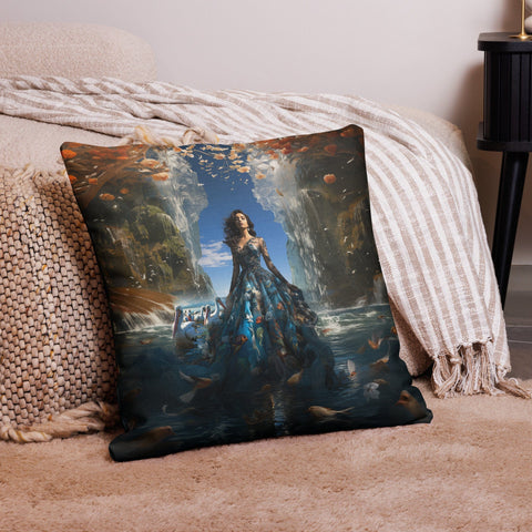 About my Brain Institute Cushion Covers 22″×22″ Nanshe Goddess Cushion Covers