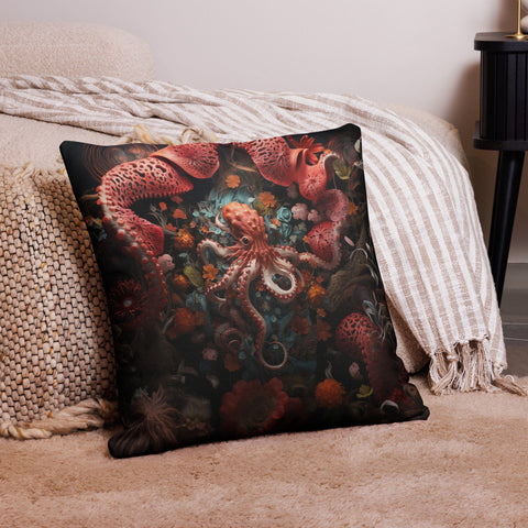 About my Brain Institute Cushion Covers 22″×22″ Octopus Spirit Animal Cushion Covers