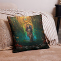 About my Brain Institute Cushion Covers 22″×22″ Oshun Goddess Cushion Covers
