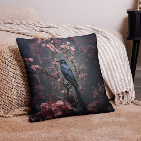 About my Brain Institute Cushion Covers 22″×22″ Raven Spirit Animal Cushion Cover