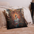About my Brain Institute Cushion Covers 22″×22″ Saraswati Goddess Cushion Covers