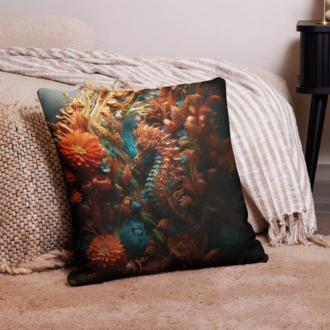 About my Brain Institute Cushion Covers 22″×22″ Seahorse Spirit Animal Cushion Covers