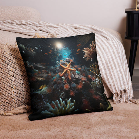 About my Brain Institute Cushion Covers 22″×22″ Starfish Spirit Animal Cushion Covers