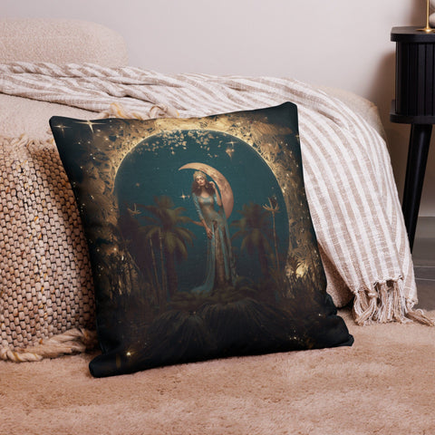 About my Brain Institute Cushion Covers 22″×22″ Tanit Goddess Cushion Covers