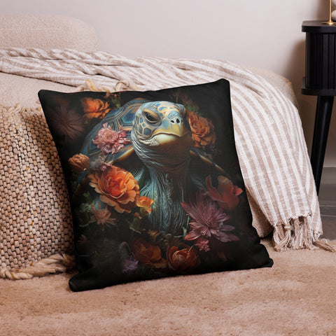 About my Brain Institute Cushion Covers 22″×22″ Tortoise Spirit Animal Cushion Covers