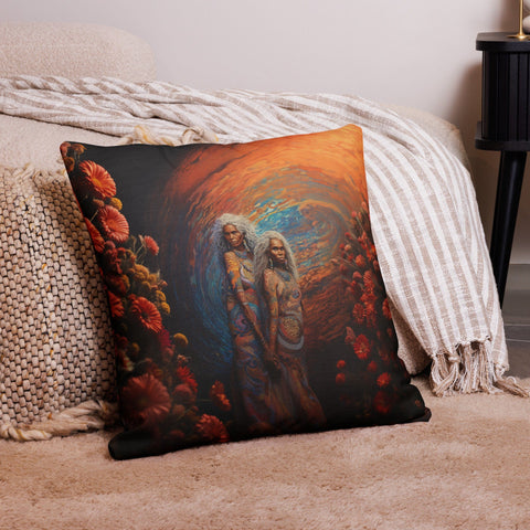 About my Brain Institute Cushion Covers 22″×22″ Wawalag Sisters Cushion Covers