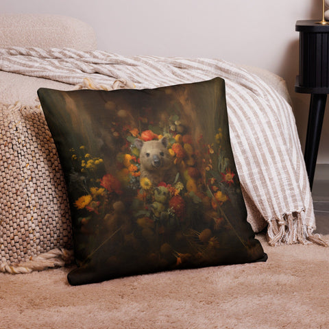 About my Brain Institute Cushion Covers 22″×22″ Wombat Spirit Animal Cushion Covers