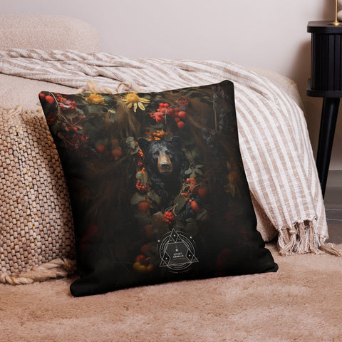 About my Brain Institute Cushion Covers Black Bear Spirit Animal Cushion Covers