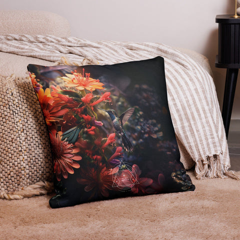 About my Brain Institute Cushion Covers Hummingbird Spirit Animal Cushion Covers