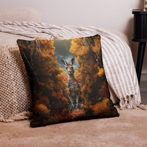 About my Brain Institute Cushion Covers Kangaroo Spirit Animal Cushion Covers