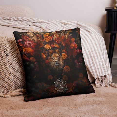 About my Brain Institute Cushion Covers Lion Spirit Animal Cushion Covers
