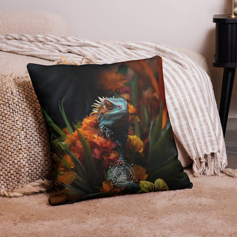 About my Brain Institute Cushion Covers Lizard Spirit Animal Cushion Covers