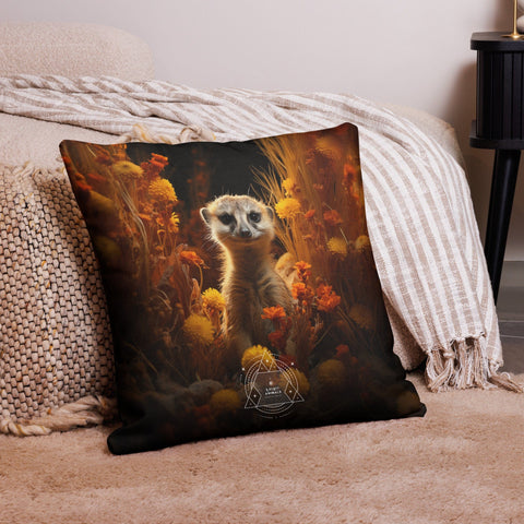About my Brain Institute Cushion Covers Meerkat Spirit Animal Cushion Covers