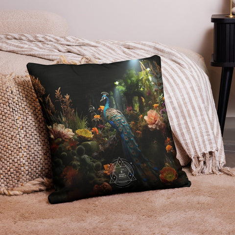 About my Brain Institute Cushion Covers Peacock Spirit Animal Cushion Covers