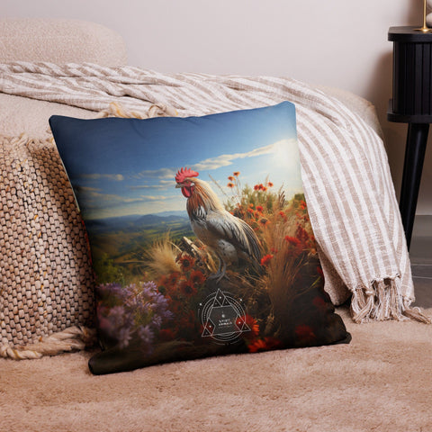 About my Brain Institute Cushion Covers Rooster Spirit Animal Cushion Covers