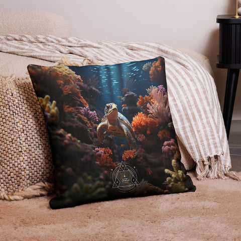 About my Brain Institute Cushion Covers Sea Turtle Spirit Animal Cushion Covers