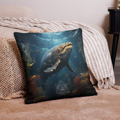 About my Brain Institute Cushion Covers Whale Spirit Animal Cushion Covers