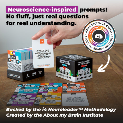 About my Brain Institute Heart 2 Heart Conversations: Elephant In The Room Prompt Cards