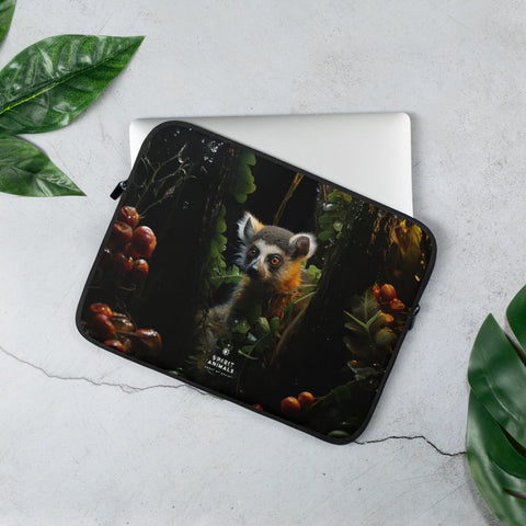 About my Brain Institute Laptop Sleeves 13″ Lemur Spirit Animal Laptop Sleeve
