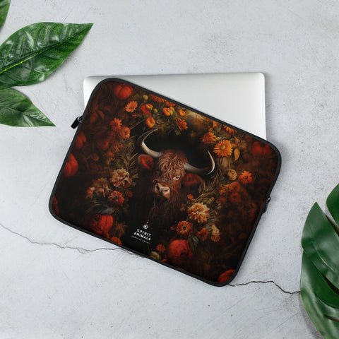 About my Brain Institute Laptop Sleeves 13″ Ox Spirit Animal Laptop Sleeve