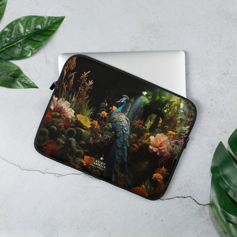 About my Brain Institute Laptop Sleeves 13″ Peacock Spirit Animal Laptop Sleeve