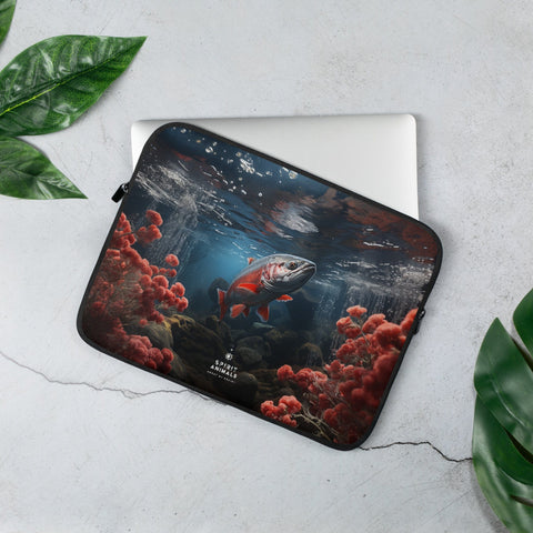About my Brain Institute Laptop Sleeves 13″ Salmon Spirit Animal Laptop Sleeve
