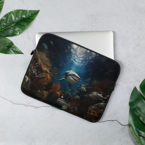 About my Brain Institute Laptop Sleeves 13″ Shark Spirit Animal Laptop Sleeve