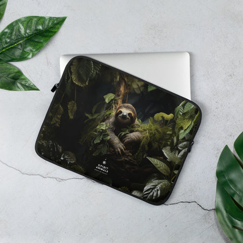 About my Brain Institute Laptop Sleeves 13″ Sloth Spirit Animal Laptop Sleeve
