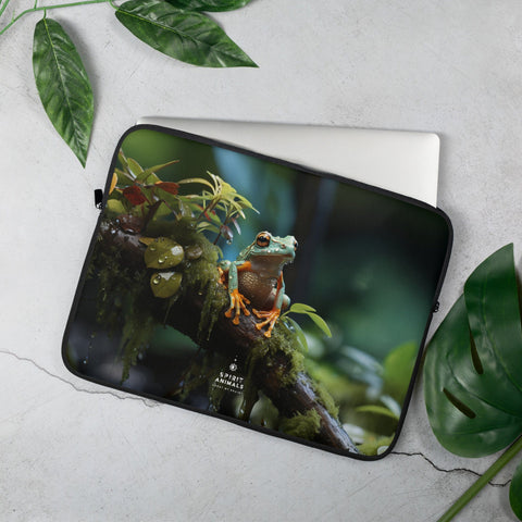 About my Brain Institute Laptop Sleeves 15″ Frog Spirit Animal Laptop Sleeve