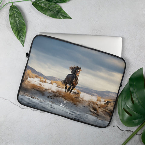 About my Brain Institute Laptop Sleeves 15″ Horse Spirit Animal Laptop Sleeve