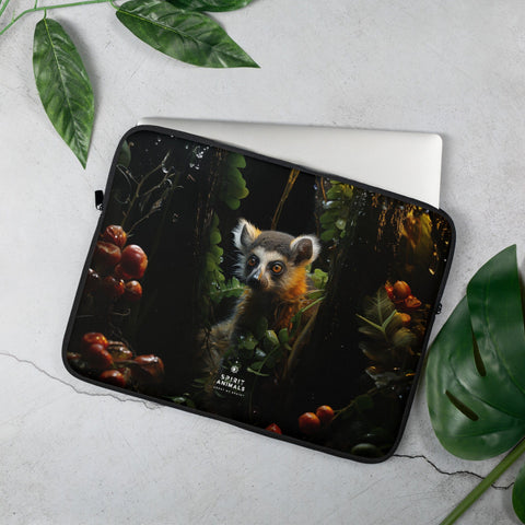 About my Brain Institute Laptop Sleeves 15″ Lemur Spirit Animal Laptop Sleeve