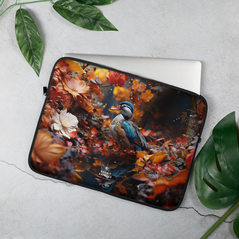 Mandarin Duck Spirit Animal Laptop Sleeve – About my Brain Institute