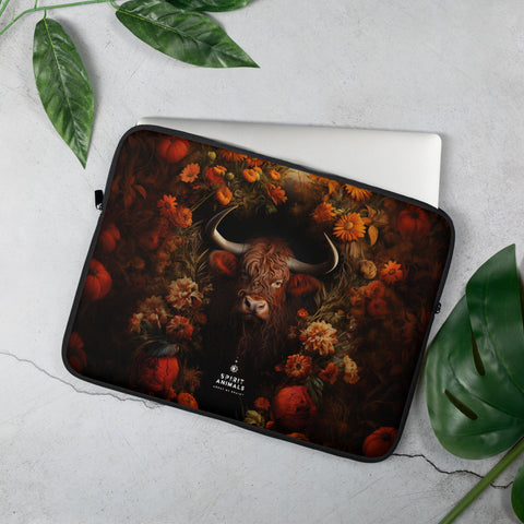 About my Brain Institute Laptop Sleeves 15″ Ox Spirit Animal Laptop Sleeve
