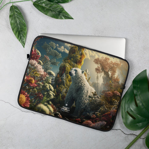 About my Brain Institute Laptop Sleeves 15″ Polar Bear Spirit Animal Laptop Sleeve