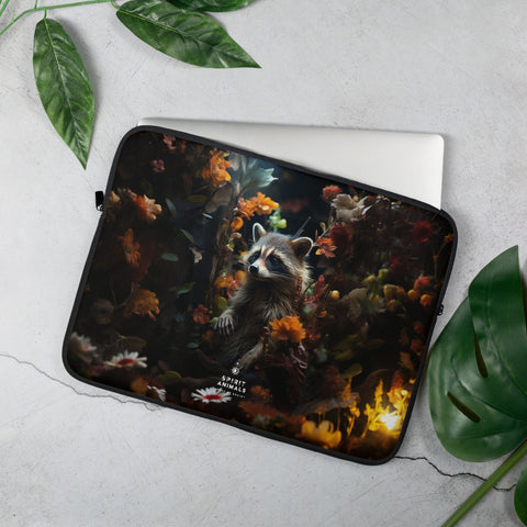 Raccoon Spirit Animal Laptop Sleeve About my Brain Institute Raccoon Spirit Animal Laptop Sleeve About my Brain Institute