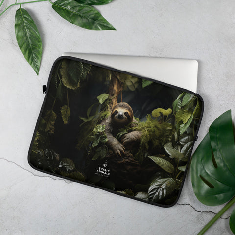 About my Brain Institute Laptop Sleeves 15″ Sloth Spirit Animal Laptop Sleeve