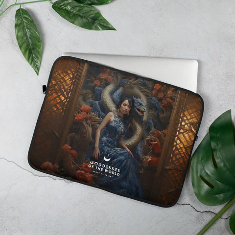About my Brain Institute Laptop Sleeves 15″ Tiamat Goddess Laptop Sleeve
