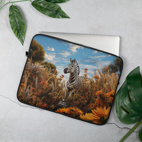About my Brain Institute Laptop Sleeves 15″ Zebra Spirit Animal Laptop Sleeve