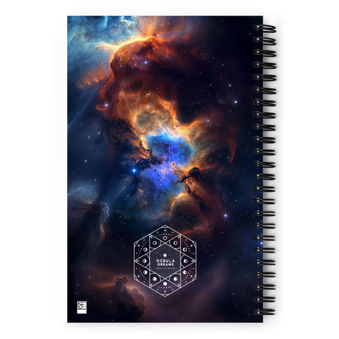About my Brain Institute Notebooks Pacman Nebula Dreams Spiral notebook