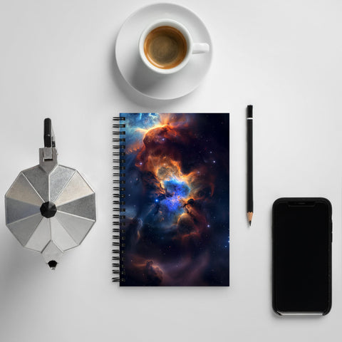 About my Brain Institute Notebooks Pacman Nebula Dreams Spiral notebook