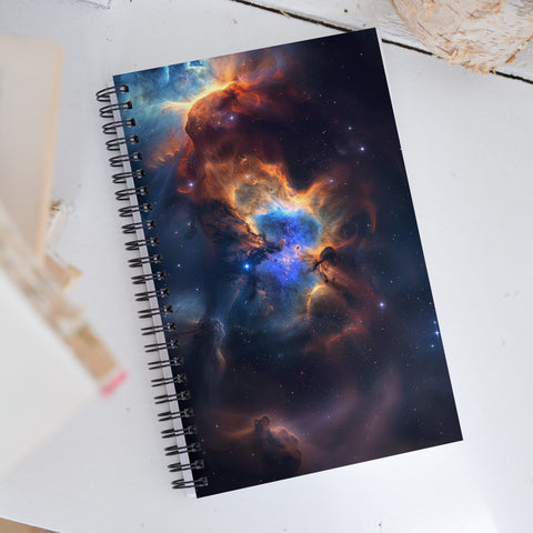 About my Brain Institute Notebooks Pacman Nebula Dreams Spiral notebook