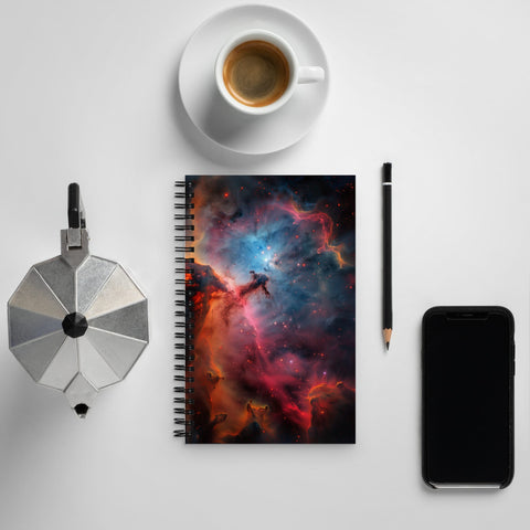 About my Brain Institute Notebooks Trifid Nebula Dreams Spiral notebook