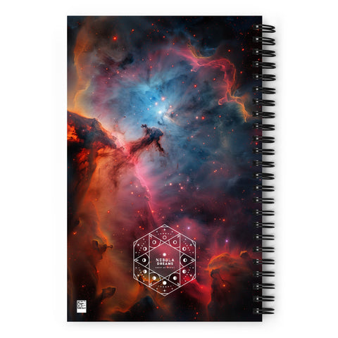 About my Brain Institute Notebooks Trifid Nebula Dreams Spiral notebook