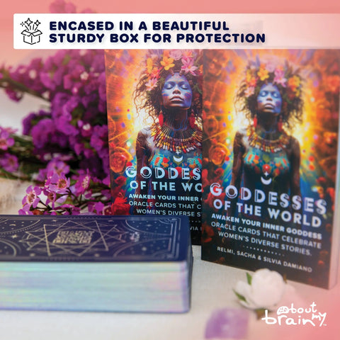 About my Brain Institute Oracle Cards Goddesses Of The World Oracle Cards & Guidebook