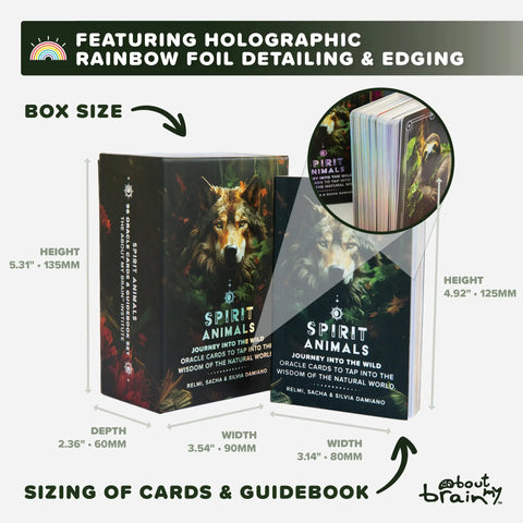 About my Brain Institute Oracle Cards Spirit Animals Oracle Cards & Guidebook