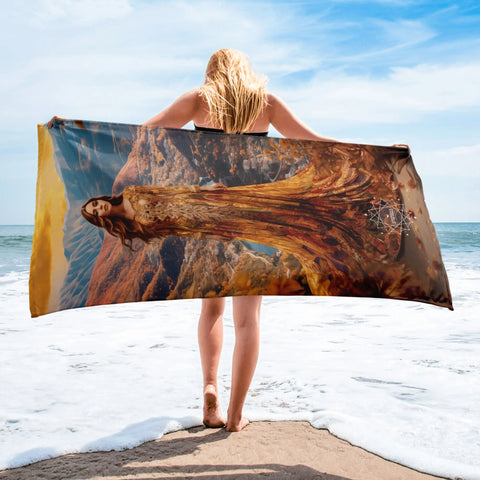 About my Brain Institute Towels Amalur Goddess Lightweight Beach Towel