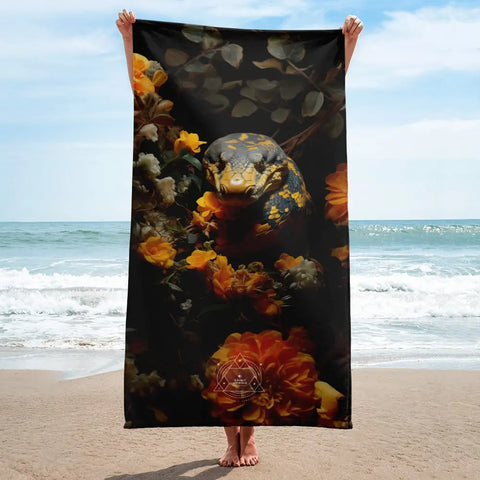 About my Brain Institute Towels Anaconda Spirit Animal Lightweight Beach Towel