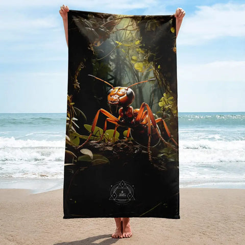 About my Brain Institute Towels Ant Spirit Animal Lightweight Beach Towel
